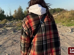 18 ans, Sucer une bite, Brunette brune, Jeux, Hd, De plein air, Pov, Public