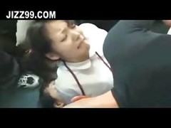 Bus, Besamung, Gruppe, Hardcore, Schulmädchen