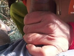 Cul, Belle grosse femme bgf, Sucer une bite, Ferme, Indienne, Seins naturels, Mamelons, De plein air