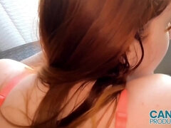 Amateur, Gros cul, Sucer une bite, Hard, Hôtel, Lingerie, Rousse roux, Nénés