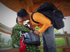 デカ尻, フェラチオ, はじめて, インド人, キス, 公共, 締まりの良い, 妻