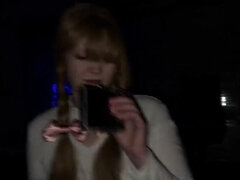 Blonde Teen Shawna Panofka Doggy Style Creampie After Condom Breaks