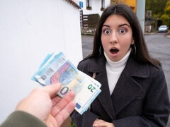 18 ans, Cul, Sucer une bite, En levrette, Argent, Seins naturels, Maigrichonne, Adolescente