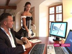 アナル, デカ尻, フェラチオ, 言葉責め, なめる, 淫乱熟女, オマンコ, 三人