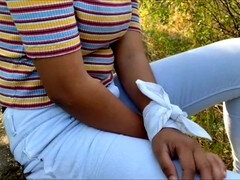 Collège université, Indienne, Japonaise, Maman, De plein air, Petite femme, Chatte, Nénés