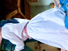 Grosser schwanz, Geschnappt, Hd, Selbstgemacht, Indisch, Muschi, Rock, Uniform