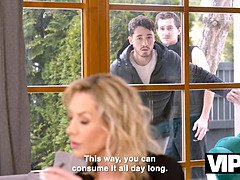 Grosse titten, Blondine, Spermaladung, Französisch, Hardcore, Hd, Reif