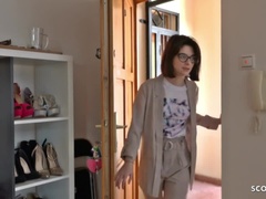 Anal, Grosse bite, Lunettes, Hard, Hd, Rugueux, Adolescente, Nénés