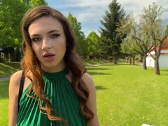 Verga grande, Mamada, Morena, Pareja, Hd, Nylon, Al aire libre, Pov