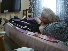 Unexpected Deep Throat Blowjob from MILF Step Mom with Cum Swallowing