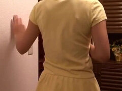 Enthousiasteling, Bruinharig, Man die toekijkt, Vrouw, Groep, Hd, Japaans, Orgasme