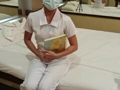 Leie, Asiatisch, Grosser arsch, Besamung, Filipina, Lecken, Krankenschwester, Muschi