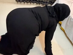 Hot Muslim Maid Stuck Under Bed Begs For Anal Fuck From Owner - Aria Mia Big Ass Doggy Style