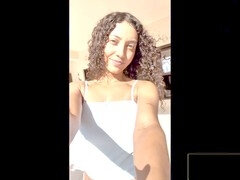 Américain, Anal, Cul à la bouche, Plage, Brésilienne, Fille latino