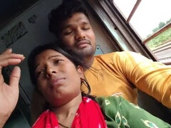 Village Desi Bhabhi Outdoor Sex - Unknown Man Doggy Style with Bhabhi in Hindi