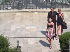 Anal, Femelle, Humiliation, Cuir, Public, Punition, Rugueux, Voyeur