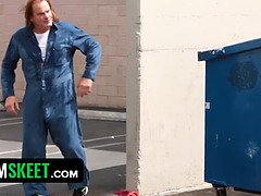 Hot Teen Gets Fucked By The Janitor