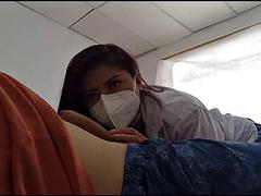 Student shame!! She doesnt go to class because she stays fucking with her stepfather