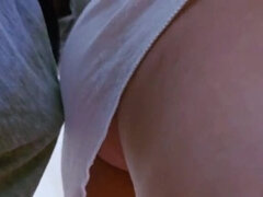 Autobús, Coche, Polla, Bragas, Público