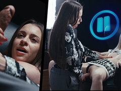 18 jahre, Grosse titten, Braunhaarige, Futanari, Hd, Japanische massage, Überraschung, Titten