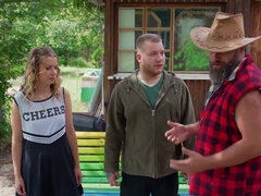 18 jahre, Schönheit, Blondine, Gehörnter ehemann, Papi, Schwanz, Hd, Rasiert