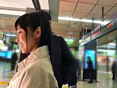 アジア人, 美女, デカチン, ショートヘア