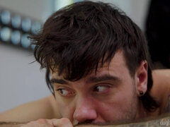 Schwarz, Schwanz, Interrassisch, Küssen, Lecken, Massage, Natürlichen titten, Hintern versohlen