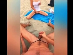 Strand, Pijpbeurt, Stel, Handbeurt, Alleen