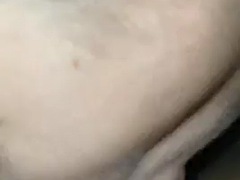 Stepmom gives a quick blowjob with cum in mouth to her stepsons cock