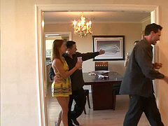 アナル, フェラチオ, 茶髪の, ダブル開発, グループ, ラティーナ, オージー, 剃毛