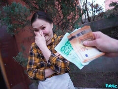 Aziatisch, Grote kont, Grote lul, Pijpbeurt, Bruinharig, Hondjeshouding, Geld, Tiener