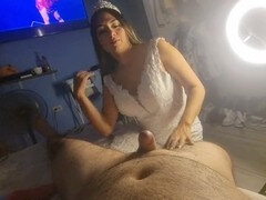 18 ans, Amateur, Tromperie, Couple, Cousine, Robe, Uniforme, Mariage