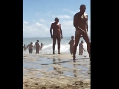 BIG COCK... BEACH