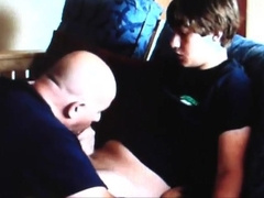 Daddy sucks a young boy