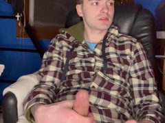 Busting a Giant Geyser While Observing Porno!