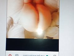 Cumming on and spanking beautiful uk cum dlut