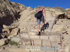 Utter Gig - FullFrontal.Life - Public Jizm Guzzle - Trunk at Bare Beach