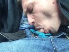 Outdoor Oral pleasure and Guzzle with a Gorgeous Stranger