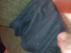 Playing with my 7 inch cock