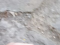 Cum under the street public