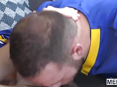 Will Braun jams his cock into his trainer Luke Adams ass