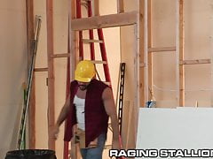 RagingStallion - BBC Construction Boss Disciplines Employee