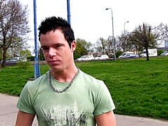 Totally straight dude fucking a guy with a REAL thick dick