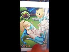 Samus X Rosalina Yuri Lesbian Cum Tribute SOP