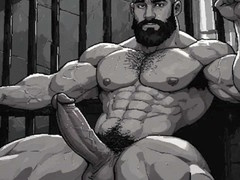Gay story, straight gay, dirty talk cum