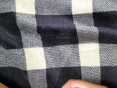 Showing off cum on mousepad