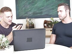 MEN - Alex Mecum Is Smitten By JJ Knight's Good Looks And His Massive Cock Doesn't Disappoint Either