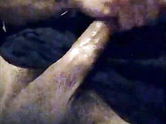 Blue jerkin his big Mexican dick