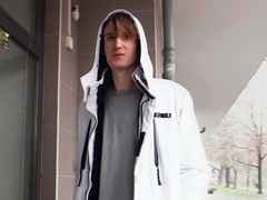 Rainy day fuck with a really pretty twink boy