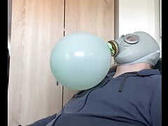 BHDL - N.V.A. GASMASK BREATHPLAY - TRAINING WITH BALLON BREATHBAG